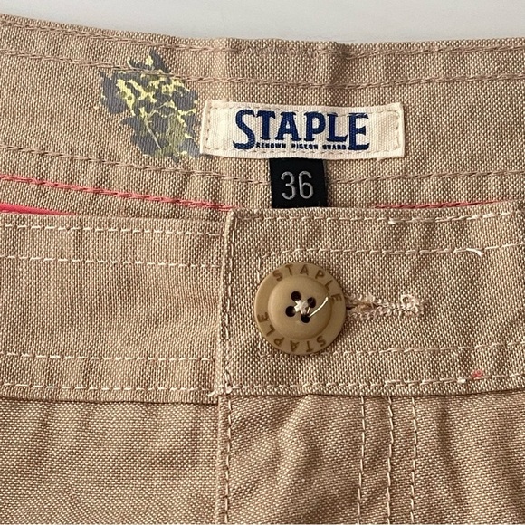 Staple Pigeon Joggers Mens 36 x 30 Cotton Canvas Pants Streetwear Utility Casual - Picture 10 of 11